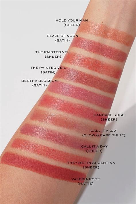 gucci long lasting satin lipstick|Gucci matte lipstick swatches.